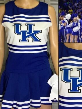 Cheerleading uniform university of Kentucky adult small
